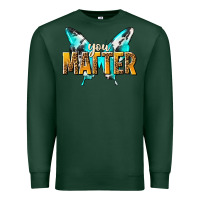 Sports Green you matter Premium Sweatshirt - NancyCooperArtShop