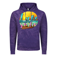 Cloud Purple lake junkie Vintage Hoodie - texasbilliewilder