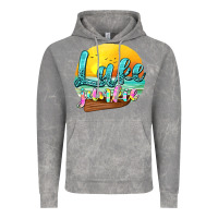 Cloud Rock lake junkie Vintage Hoodie - texasbilliewilder