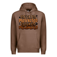 Chestnut educated motivated elevated melanated Premium Hoodie - LillyAllenDesigns