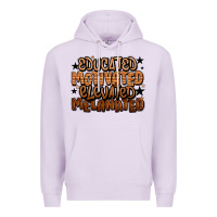 Lilac educated motivated elevated melanated Premium Hoodie - LillyAllenDesigns