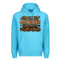 Ocean Blue educated motivated elevated melanated Premium Hoodie - LillyAllenDesigns