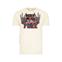 Vintage Arctic Born to be free 4th of July Vintage Tee - CowGirlArtShop