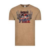 Vintage Coffee Born to be free 4th of July Vintage Tee - CowGirlArtShop