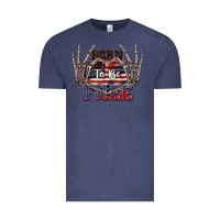 Vintage Denim Born to be free 4th of July Vintage Tee - CowGirlArtShop