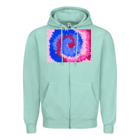 Seafoam tie dye background colourful leopard 3200x2400 Zipper Hoodie - AdoDesignShop