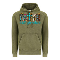 Vintage Olive faith it till you make it Vintage Hoodie - JahusDesignShop