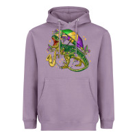 Lavender mardi gras tree rex Heavyweight Hoodie - MaliasSmallBusiness