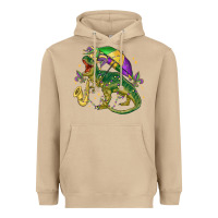 Mushroom mardi gras tree rex Heavyweight Hoodie - MaliasSmallBusiness