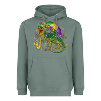 Sage mardi gras tree rex Heavyweight Hoodie - MaliasSmallBusiness