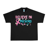 Believe In Miracles With Ribbon Urban Heavy Tee | Teevron