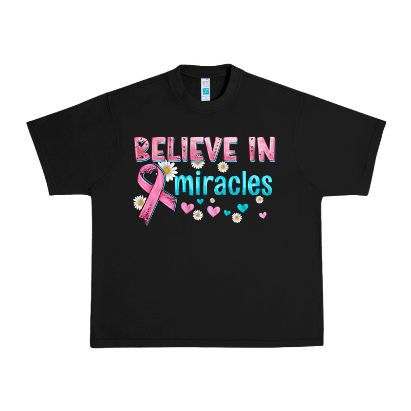 Believe In Miracles With Ribbon Urban Heavy Tee by HRA Design Shop | Teevron