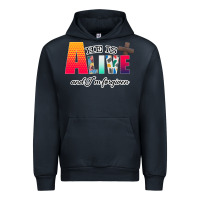 Navy He is Alive Urban Hoodie - Bettercallsaul