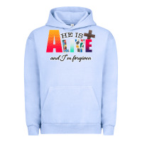 Pigment Grape Ice He is Alive Urban Hoodie - Bettercallsaul