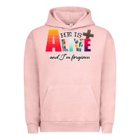 Pigment Salmon He is Alive Urban Hoodie - Bettercallsaul