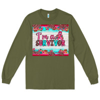 Army Green i'm a survivor Long Sleeve Tee - JahusDesignShop