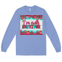 Colony Blue i'm a survivor Long Sleeve Tee - JahusDesignShop