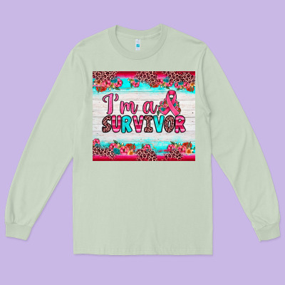 I'm A Survivor Long Sleeve Tee Designed By Jahusdesignshop