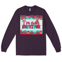 Plum i'm a survivor Long Sleeve Tee - JahusDesignShop