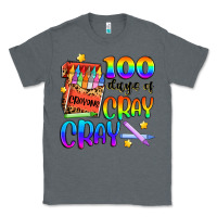 Charcoal Heather 100 days of cray cray Classic Tee - Artiststas