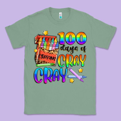 100 Days Of Cray Cray Classic Tee Designed By Artiststas