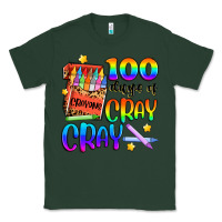 Sports Green 100 days of cray cray Classic Tee - Artiststas