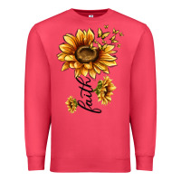Cardinal faith sunflower Premium Sweatshirt - MaliasSmallBusiness