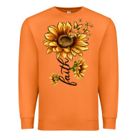 Carrot faith sunflower Premium Sweatshirt - MaliasSmallBusiness