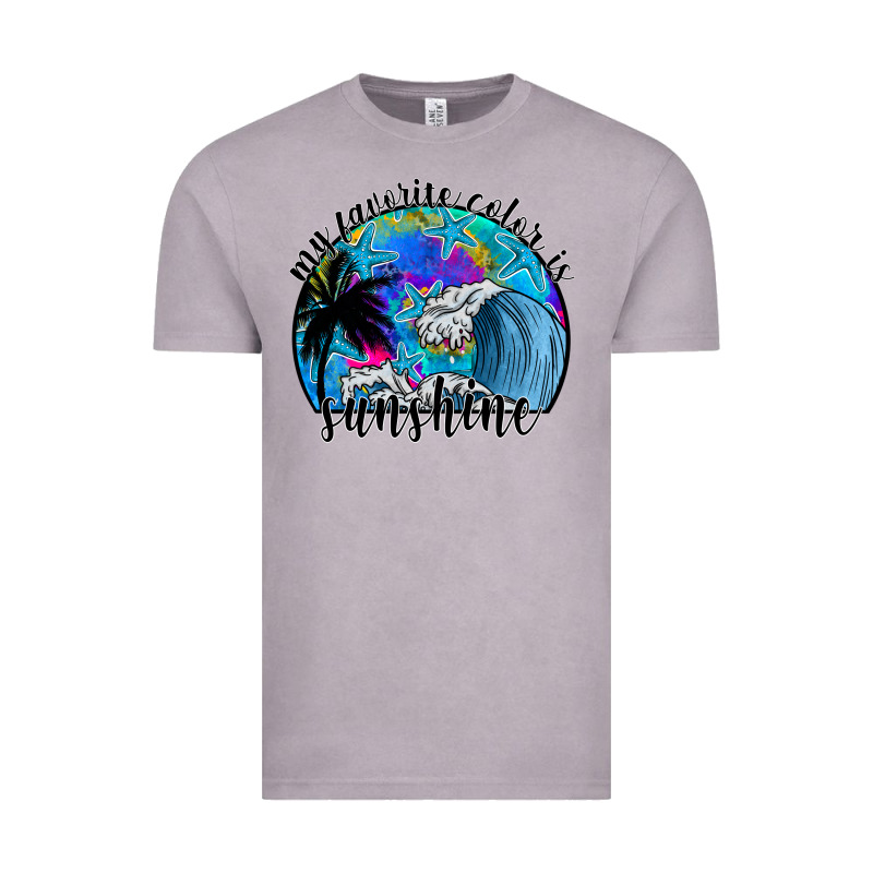 My Favorite Color Is Sunshine Vintage Tee by SublimationCraftShop | Teevron