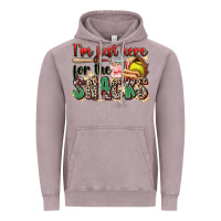Vintage Zinc i'm just here for the snacks softball Vintage Hoodie - Zillion Design Studio