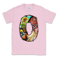 Bubblegum Pink farm life alphabet lowercase letters o Classic Tee - BundleAndBundleShop