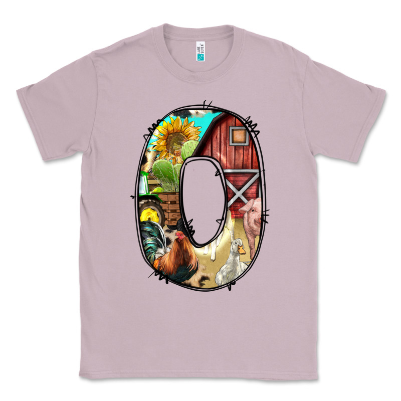Farm Life Alphabet Lowercase Letters O Classic Tee by BundleAndBundleShop | Teevron
