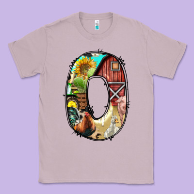 Farm Life Alphabet Lowercase Letters O Classic Tee Designed By Bundleandbundleshop