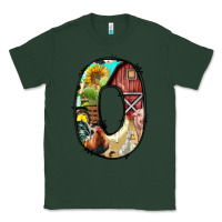 Sports Green farm life alphabet lowercase letters o Classic Tee - BundleAndBundleShop