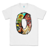 White farm life alphabet lowercase letters o Classic Tee - BundleAndBundleShop