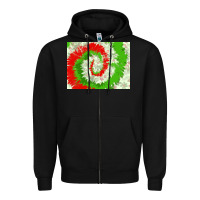 Tie Dye Background Christmas 3200x2400 Zipper Hoodie | Teevron