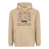 Mushroom choose kindness Heavyweight Hoodie - MaliasSmallBusiness