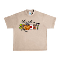 French Oak Let's Get Spooky Urban Heavy Tee - CowhideDigitalArt