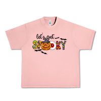 Salmon Let's Get Spooky Urban Heavy Tee - CowhideDigitalArt
