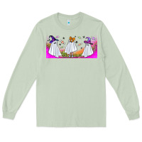 Matcha cutes ghosts libbey glass Long Sleeve Tee - BundleAndBundleShop
