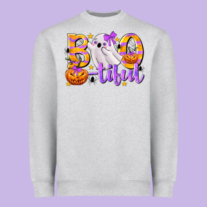 Boo-tiful Heavyweight Sweatshirt Designed By Texasbilliewilder