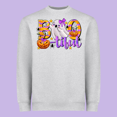 Boo-tiful Heavyweight Sweatshirt Designed By Texasbilliewilder