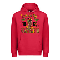 Cardinal celebrate 1865 juneteenth with black woman Premium Hoodie - LillyAllenDesigns