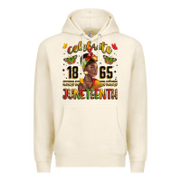 Tofu celebrate 1865 juneteenth with black woman Premium Hoodie - LillyAllenDesigns