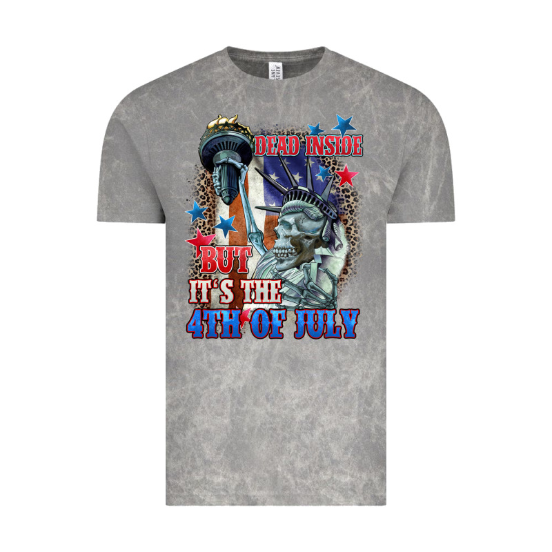 Dead Inside But It's The 4th Of July Vintage Tee by CowGirlArtShop | Teevron