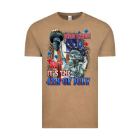 Vintage Coffee Dead inside but it's the 4th of July Vintage Tee - CowGirlArtShop