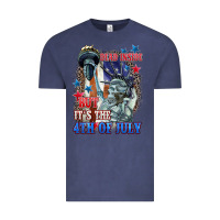 Vintage Denim Dead inside but it's the 4th of July Vintage Tee - CowGirlArtShop