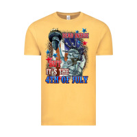 Vintage Mustard Dead inside but it's the 4th of July Vintage Tee - CowGirlArtShop