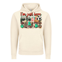 Vintage Artic i'm just here for the snacks soccer Vintage Hoodie - Zillion Design Studio
