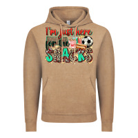 Vintage Coffee i'm just here for the snacks soccer Vintage Hoodie - Zillion Design Studio